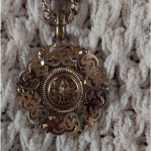 Vintage Bergere Designer Pendant Necklace - Picture 6 of 6